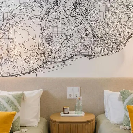 New! Luxury 2br Retreat, 2 Baths, Ac, Citycenter Lisboa